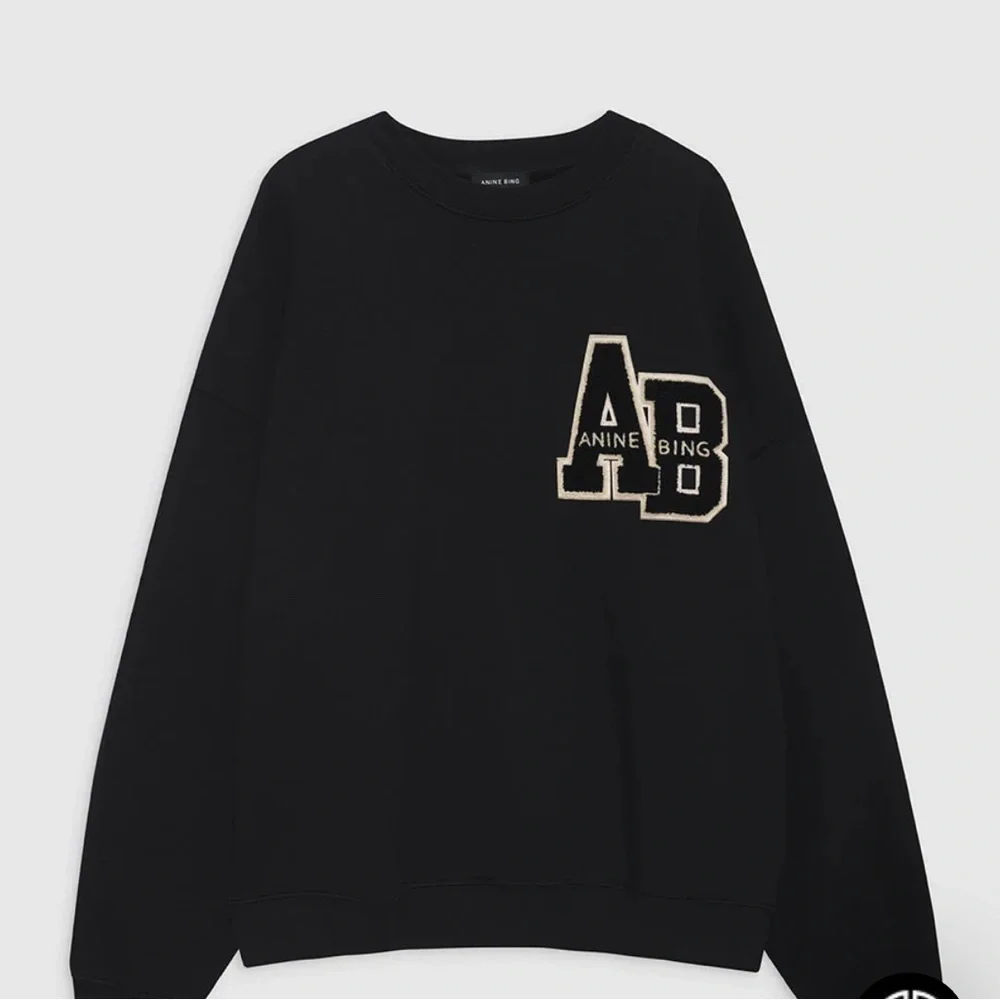 Anine Bing Black Crew Neck Sweater - Picture 2 of 7